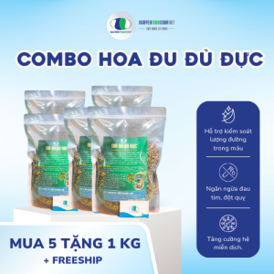 (5KG) HOA ĐU ĐỦ ĐỰC KHÔ {MUA 5 TẶNG 1KG}