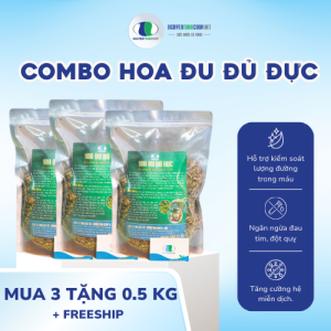 (3Kg) Hoa Đu Đủ Đực Khô ( Mua 3Kg Tặng 1Kg )
